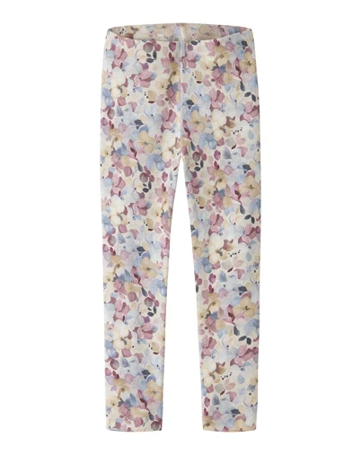 NMFNADENA XSL LEGGING Name It - NMFNadena Leggings - Peyote Melange/Lilas